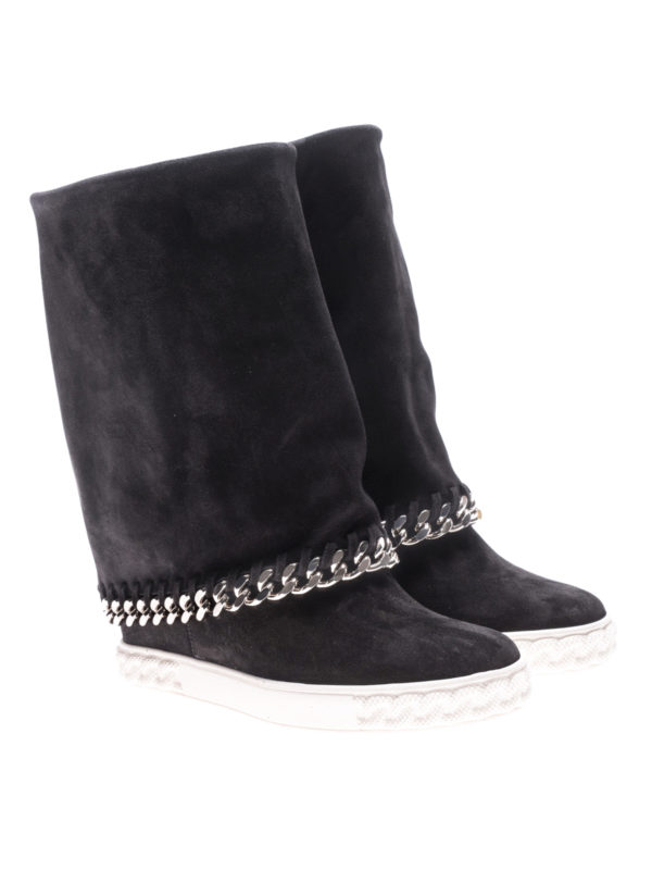 Casadei: boots online - Reversible wedge boots