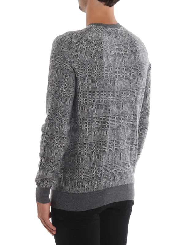 Pull Col Rond - À Motif shop online: ERMENEGILDO ZEGNA