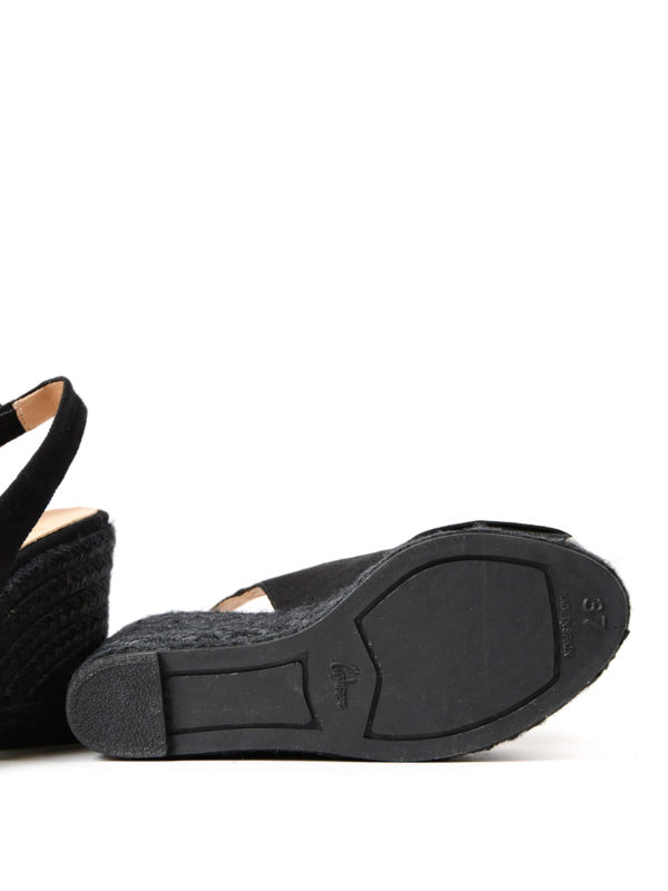 CASTANER buy online Brianda black wedge espadrilles