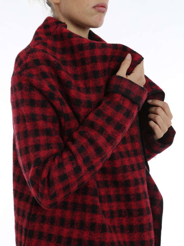 casual jackets shop online Check wool jacket