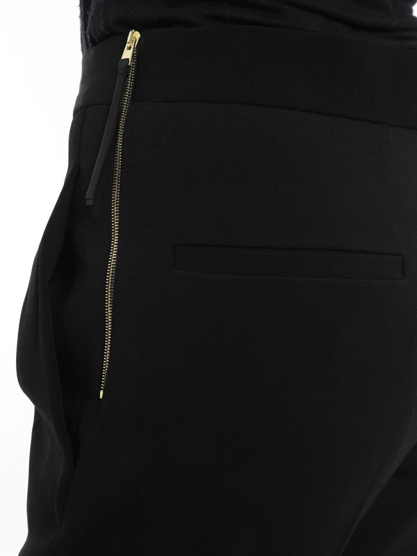 pantaloni casual shop online Pantalone con zip dorata