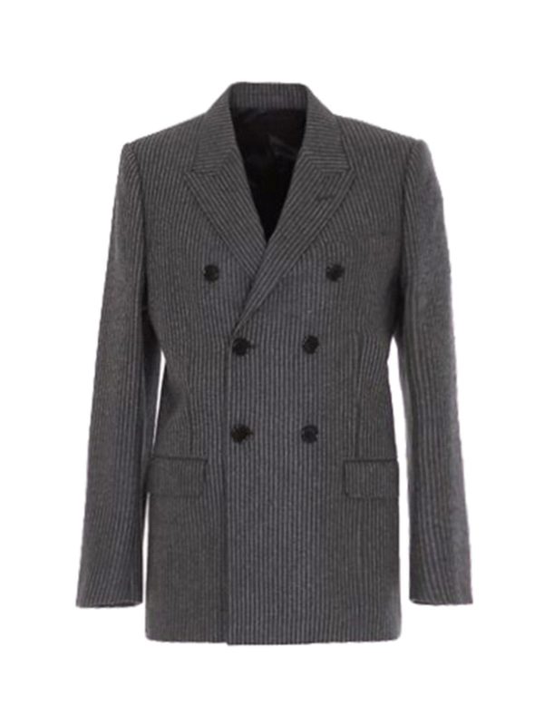 CELINE: Blazer - Blazer - Gris