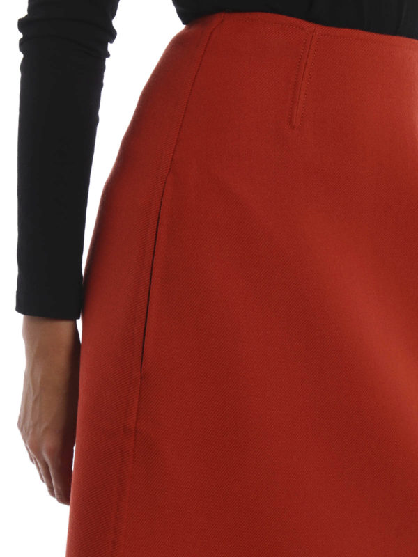 CELINE buy online A-line wool skirt