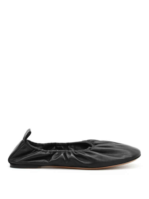 CELINE: flat shoes online - Leather flats