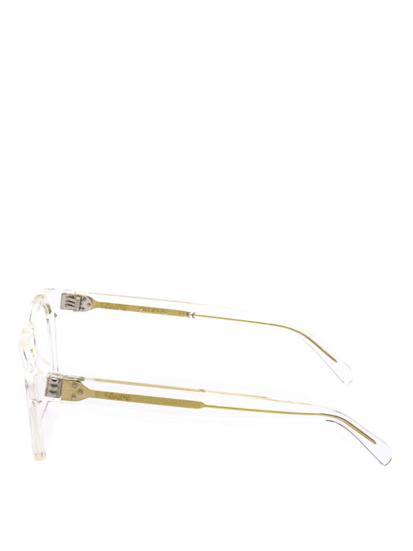 CELINE: Glasses online - Transparent frame squared glasses