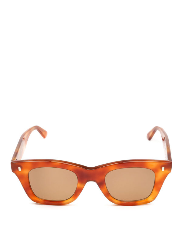 CELINE: sunglasses online - Light tortoise squared sunglasses