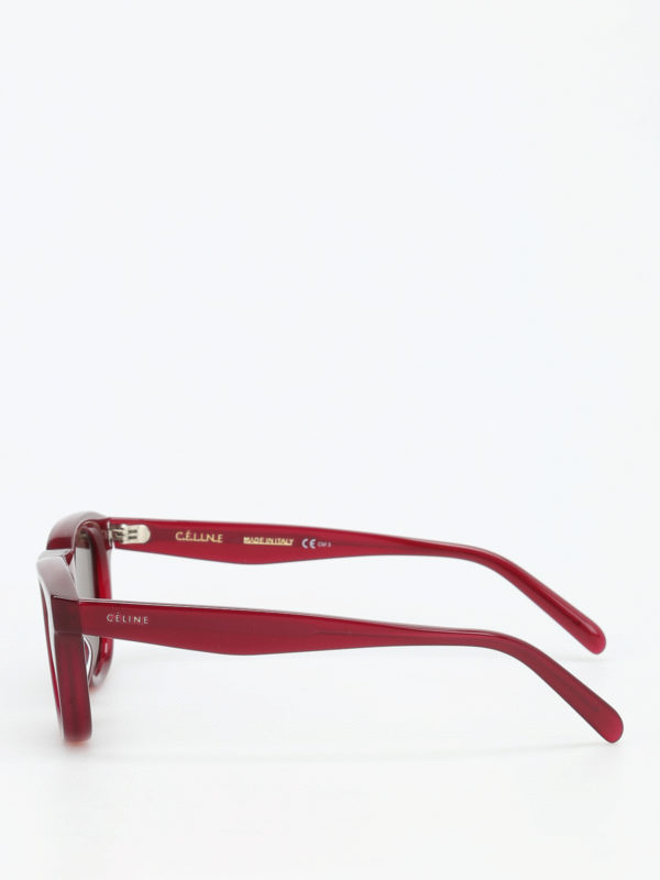 CELINE: サングラス online - サングラス ユニセックス - ダークレッド