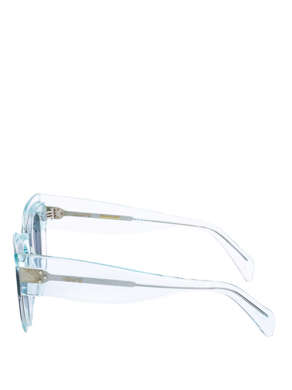 CELINE: occhiali da sole online - Occhiali da sole con montatura trasparente