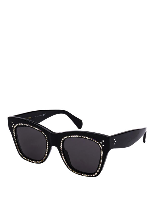 CELINE: Sonnenbrillen - Sonnenbrille - Schwarz