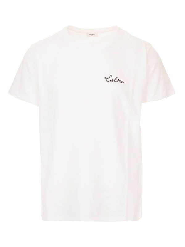 CELINE: Camisetas - Camiseta - Blanco