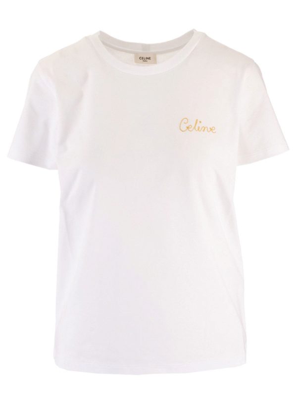 CELINE: Camisetas - Camiseta - Blanco
