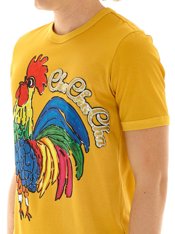 Cha Cha Cha jersey T-shirt shop online: DOLCE & GABBANA