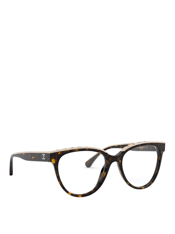 CHANEL: 眼鏡 - 眼鏡 - ブラウン