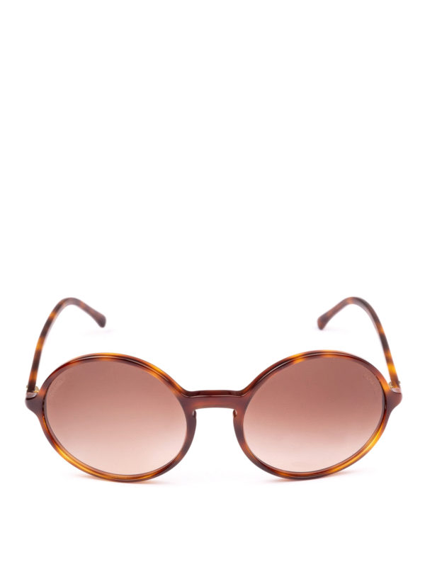 CHANEL: Lunettes de soleil online - Lunettes De Soleil - Marron Clair