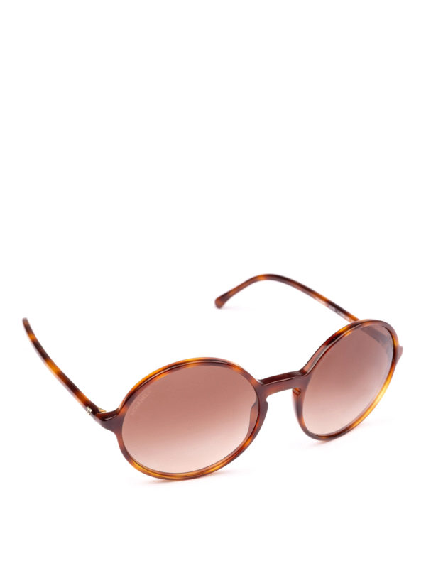CHANEL: Lunettes de soleil - Lunettes De Soleil - Marron Clair