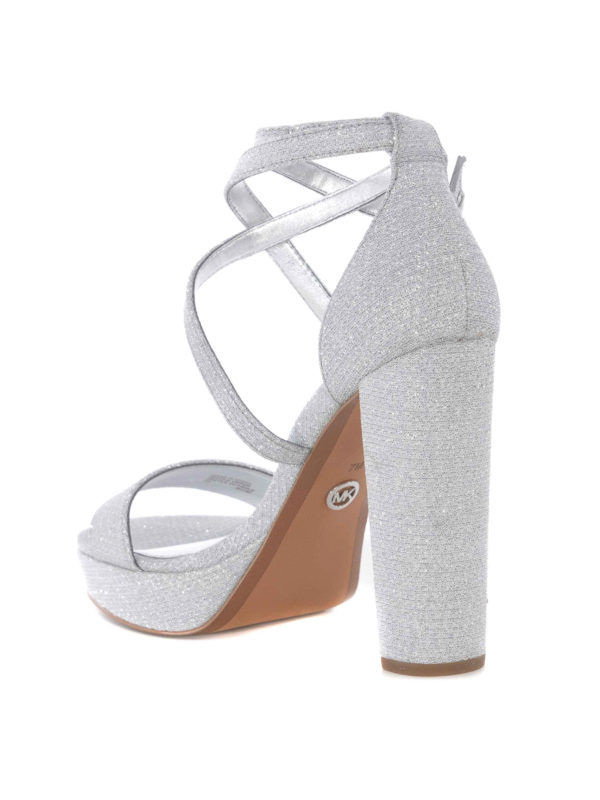 Charlize lurex sandals shop online: MICHAEL KORS