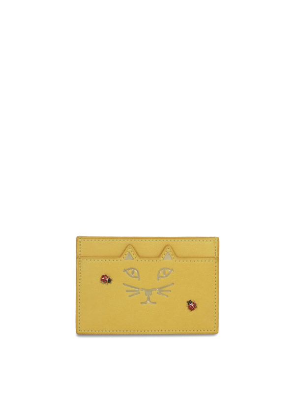 CHARLOTTE OLYMPIA: wallets & purses - Kitty and ladybug card holder