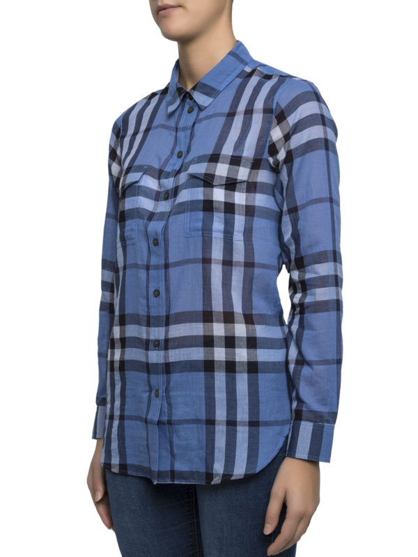 Check cotton shirt shop online: BURBERRY