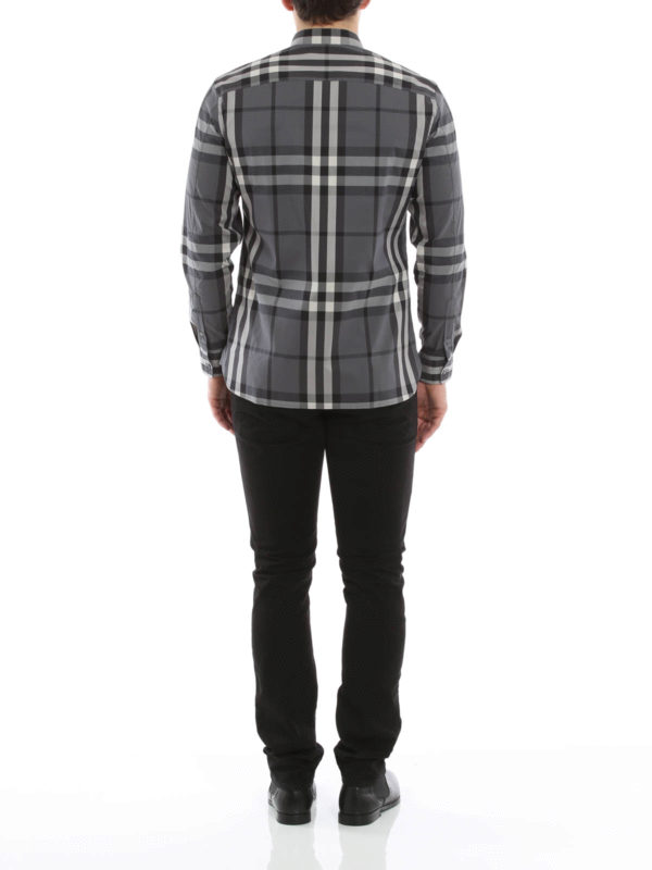 Checked Nelson shirt shop online: BURBERRY
