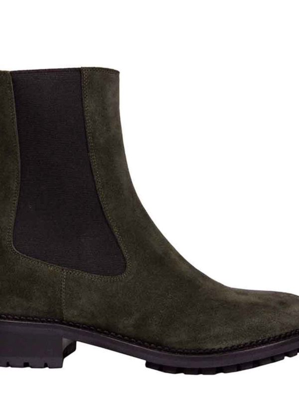 Chelsea boots in army green shop online: L
