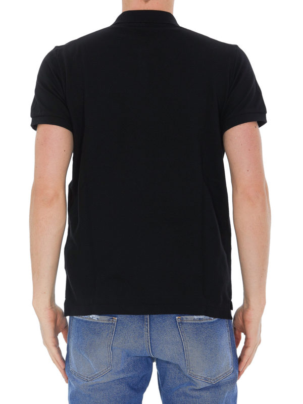Chest logo patch piqué polo shop online: DSQUARED2