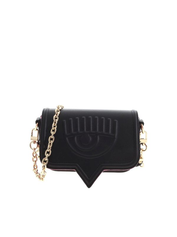 【極美品】Chiara Ferragni ショルダーバッグ ハンドバッグ Chiara Ferragni Eyelike Small bag - Black - Women | CFPT016BLACK