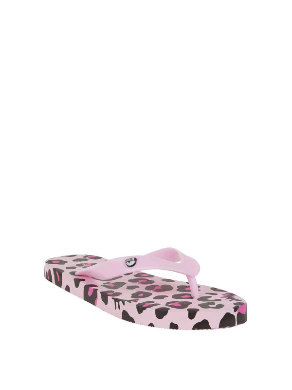 CHIARA FERRAGNI: Chanclas de playa online - Chanclas - Leopard
