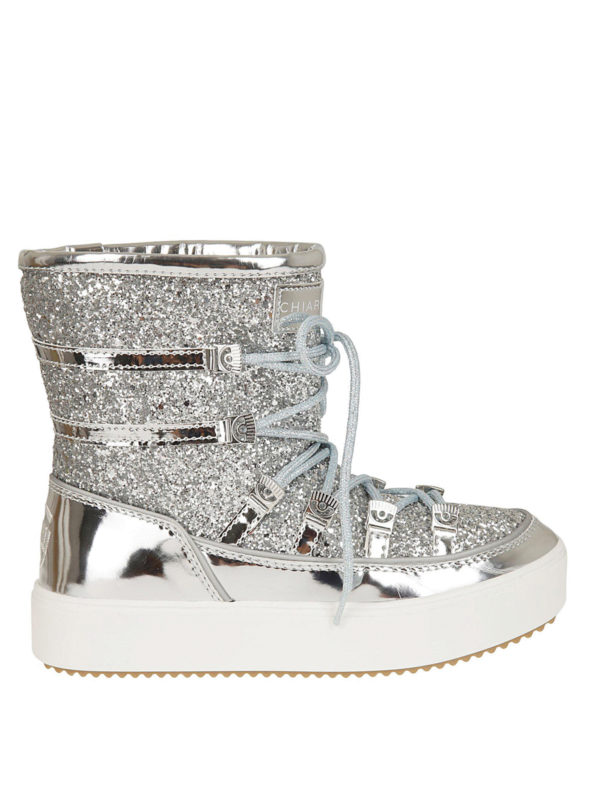 CHIARA FERRAGNI: Schneestiefel - Schneestiefel - Silber
