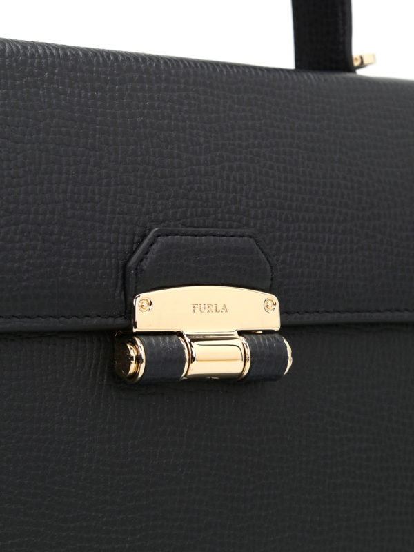 Chiara leather satchel shop online: FURLA