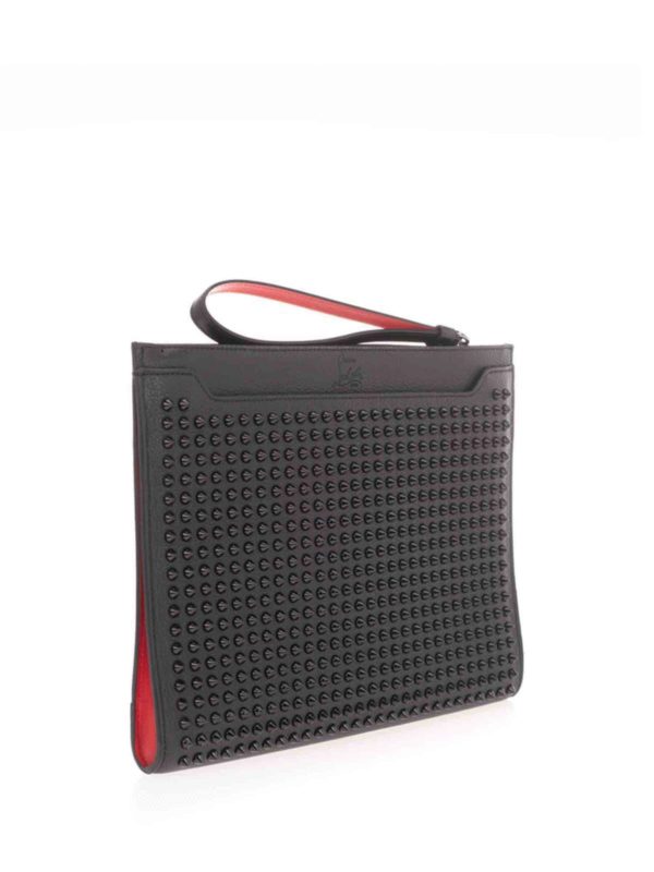 CHRISTIAN LOUBOUTIN: クラッチバッグ online - クラッチバッグ - 黒