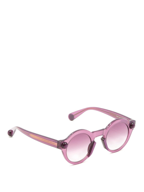 CHRISTOPHER KANE: Sonnenbrillen - Sonnenbrille - Dunkelrosa