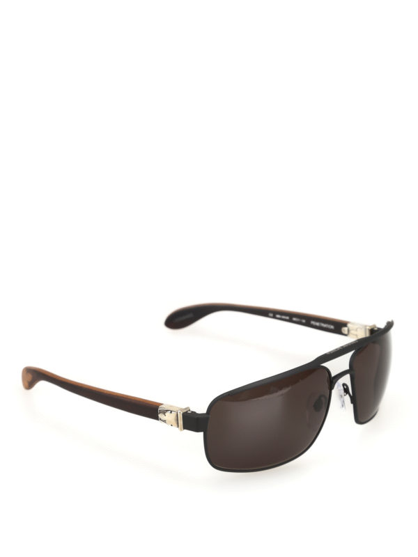 CHROME HEARTS: sunglasses - Penetration rectangular sunglasses