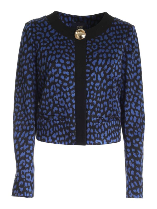 Pantalon Luxueux Brodé Roberto Cavalli - Taille 44, Noir, Coton, Occasion Très Bon état