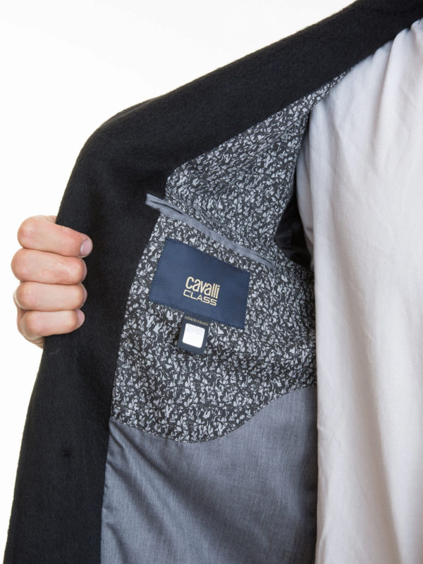 Class Roberto Cavalli buy online Kurzer Mantel - Einfarbig