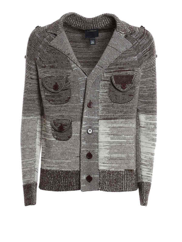 Class Roberto Cavalli: cardigans - Marble effect cardigan