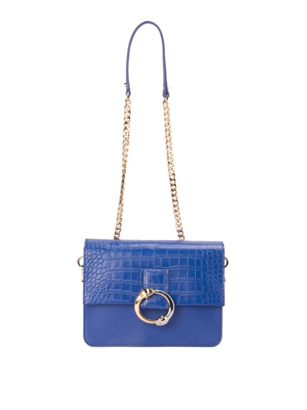 Class Roberto Cavalli: cross body bags - Croco effect flap detailed bag