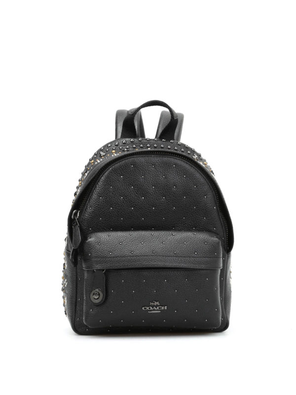 COACH: backpacks - Mini Campus studded backpack