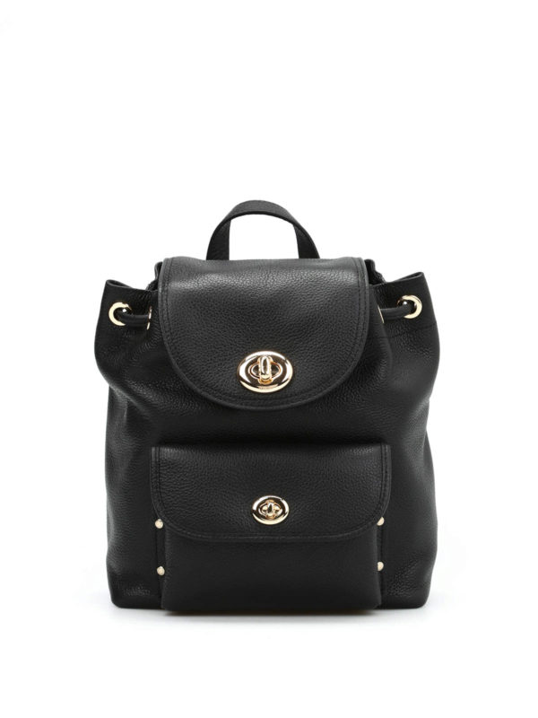 Coach mini turnlock rucksack black clearance
