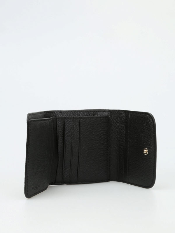 COACH buy online Crossgrain leather wallet