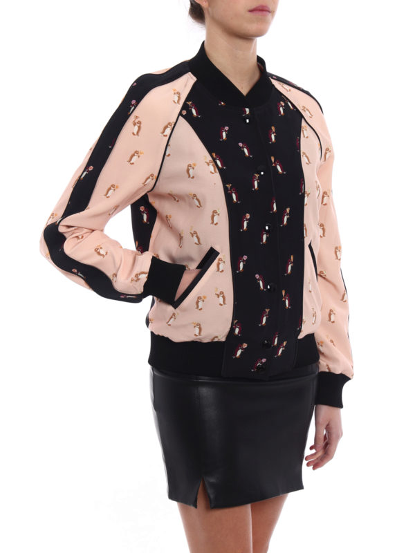 COACH buy online Reversible college bomber jacket