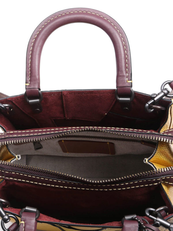 COACH buy online Rogue patchwork leather bag