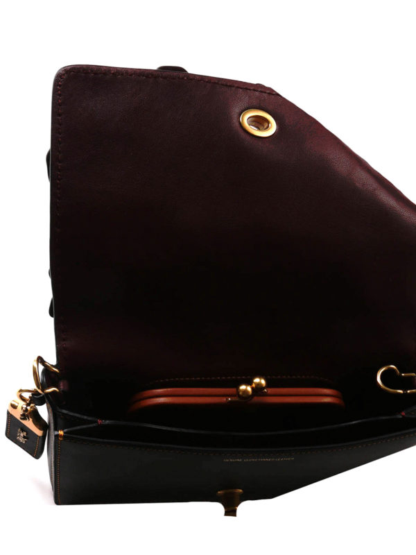 COACH buy online Tea Rose leather bag