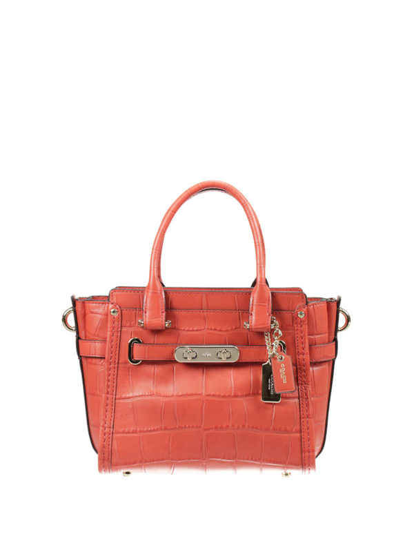 COACH: Sacs bandoulière - Sac Bandoulière Rouge Pour Femme