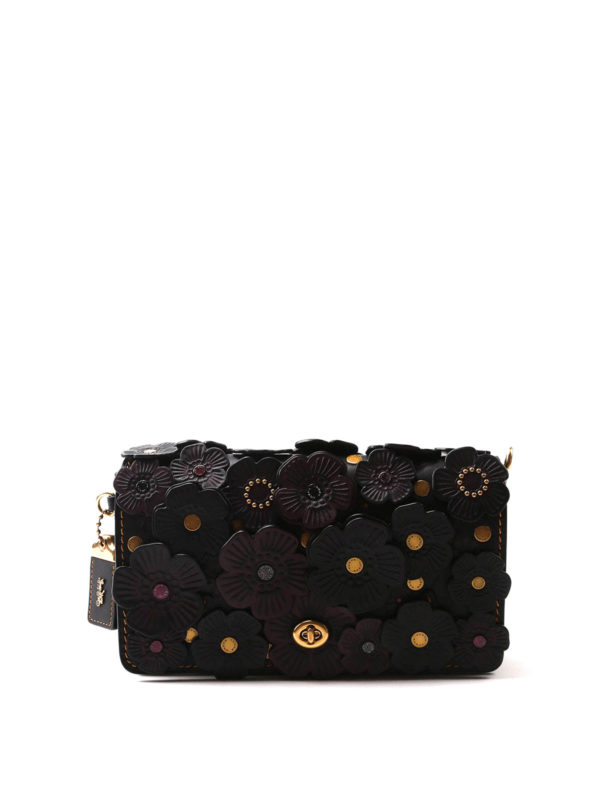 COACH: cross body bags - Tea Rose leather bag
