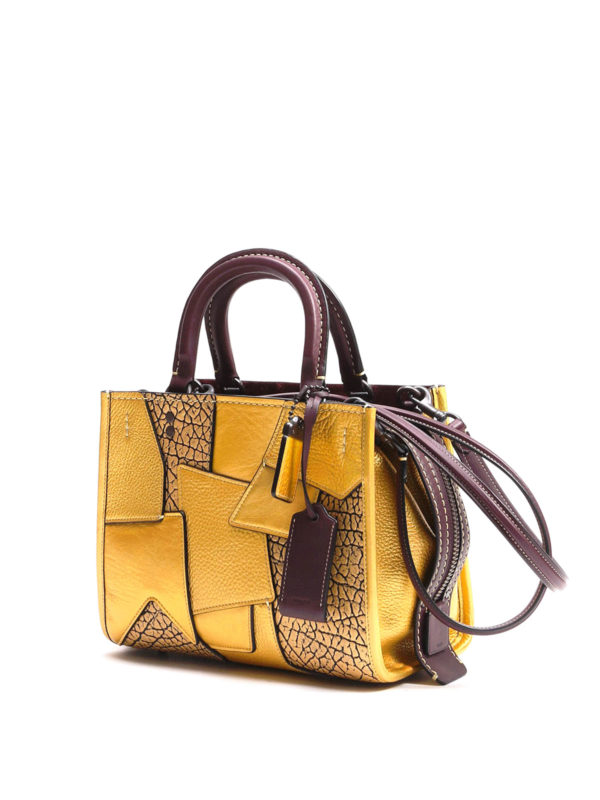 COACH: cross body bags online - Rogue patchwork leather bag