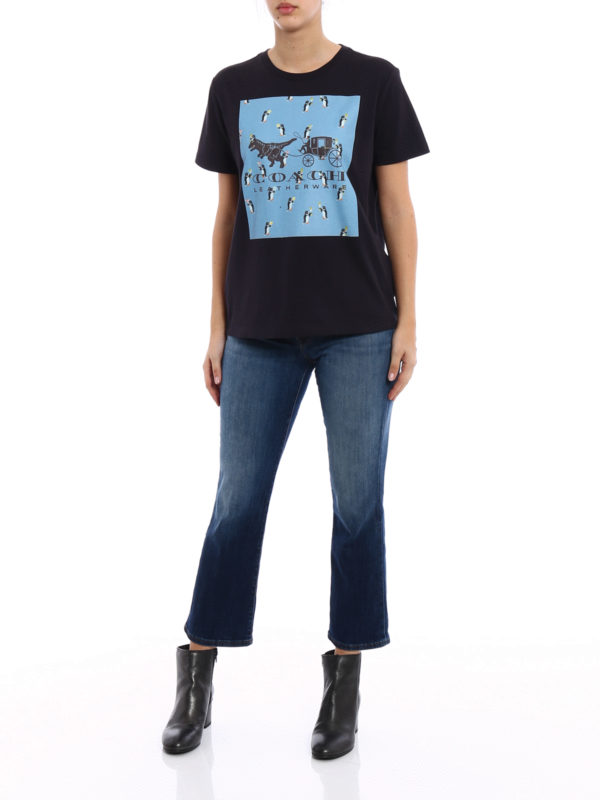 COACH: t-shirts online - Rexy and Carriage T-shirt