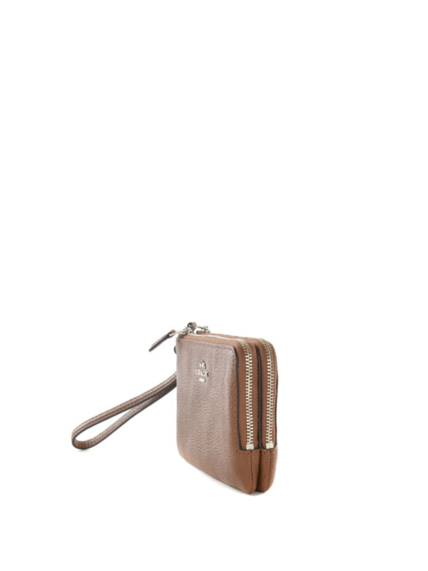 COACH: wallets & purses online - Double zip wristlet wallet
