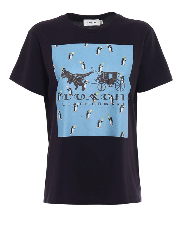 COACH: t-shirts - Rexy and Carriage T-shirt