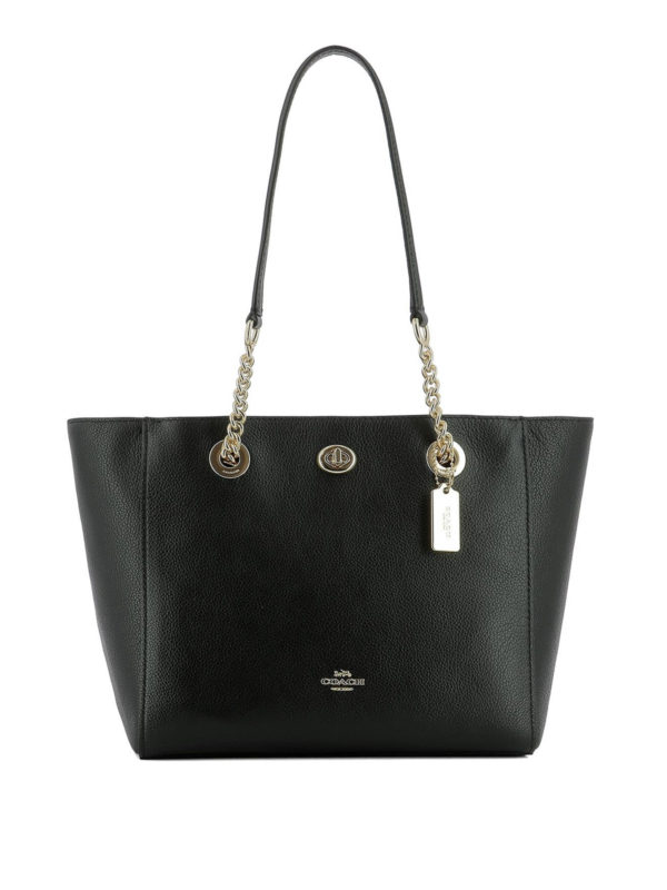 COACH: Handtaschen - Shopper - Schwarz