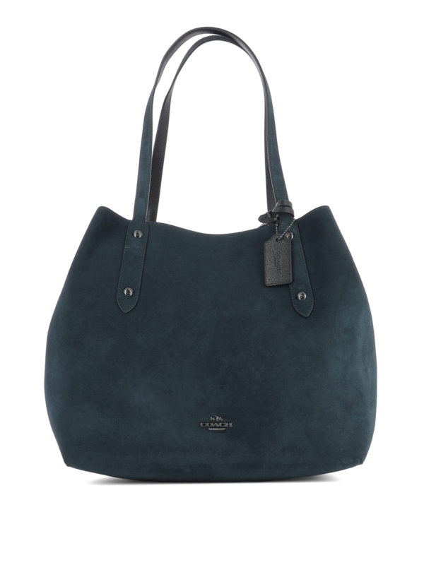 COACH コーチ トートバッグ キルティング サッチェル ブラック